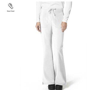 Carhartt C52210 Women's Flat Front Flare Pant Size‎ Small Nursing Medical NWT